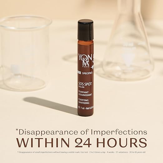 Yon-Ka SOS Spot Acne Treatment, Roll On Natural Lactic Acid to Clear Breakouts (7ml) - Image 6